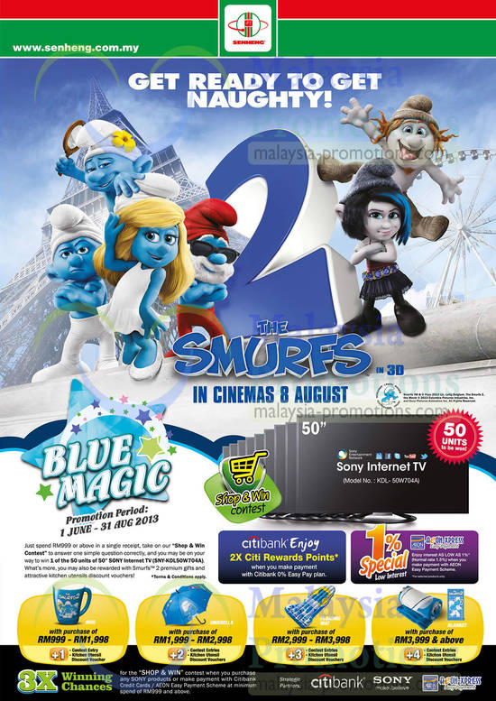 Blue Magic Promotion Just spend RM999 or above in a single receipt