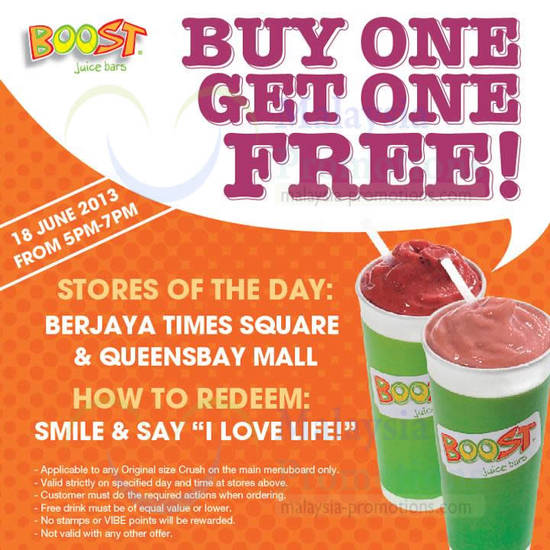 Boost Juice Bars 18 Jun 2013