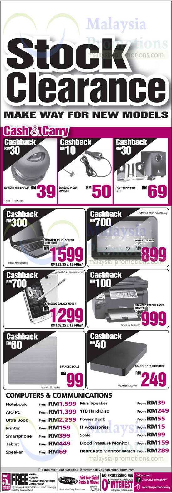 Mini Speakers, Notebooks, Smartphones, Tablets, Toshiba, Samsung