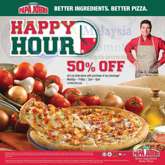 Papa Johns 11 Jun 2013