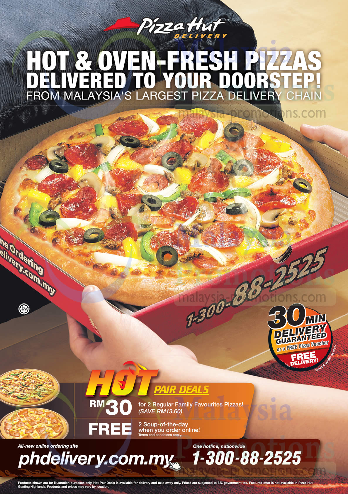 Pizza Hut Rm30 Hot Pair Deals Delivery Takeaway 5 Jun 2013