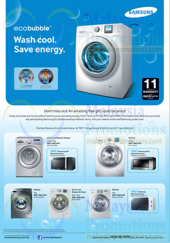 Samsung Washers 13 Jun 2013