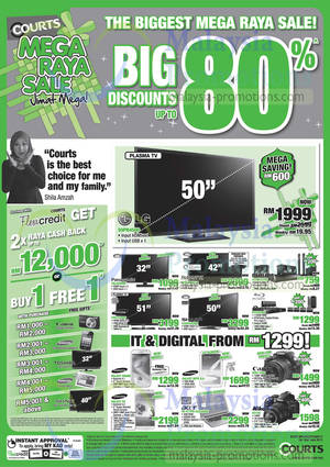 Featured image for (EXPIRED) Courts Mega Raya Sale Up To 80% Off 1 – 2 Jun 2013