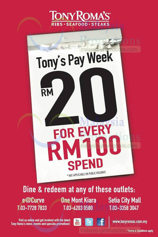 Tony Romas 3 Jun 2013