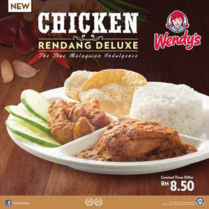 Featured image for Wendy’s NEW Chicken Rendang Deluxe Dish 18 Jun 2013