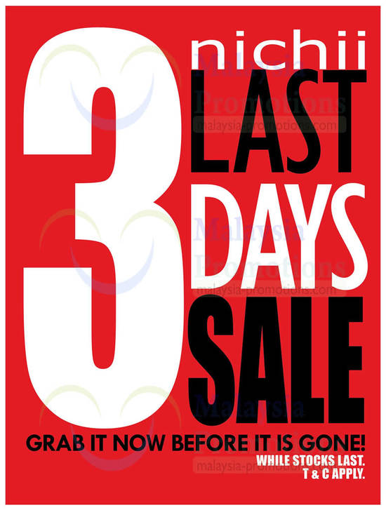 30 Aug Last 3 Days Sale