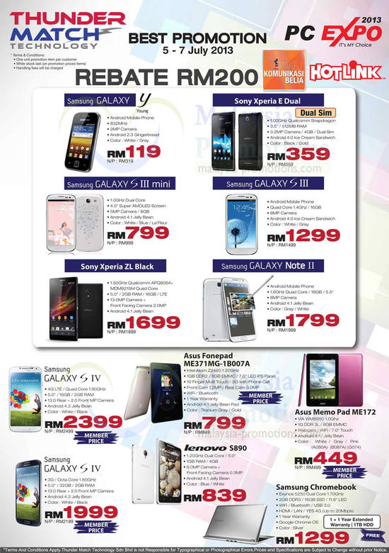 5 Jul Thunder Match Samsung Smartphones, Sony, ASUS, Lenovo