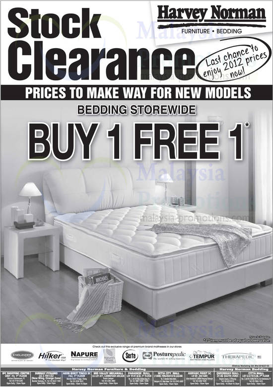 Bedding Storewide Buy 1 Get 1 Free