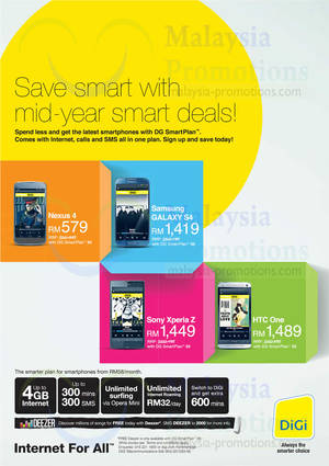 Featured image for Digi SmartPlan Smartphone Offers 18 Jul 2013