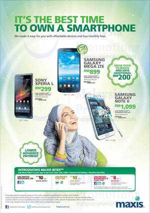 Featured image for Maxis Samsung & Sony Smartphone Offers 13 Jul 2013