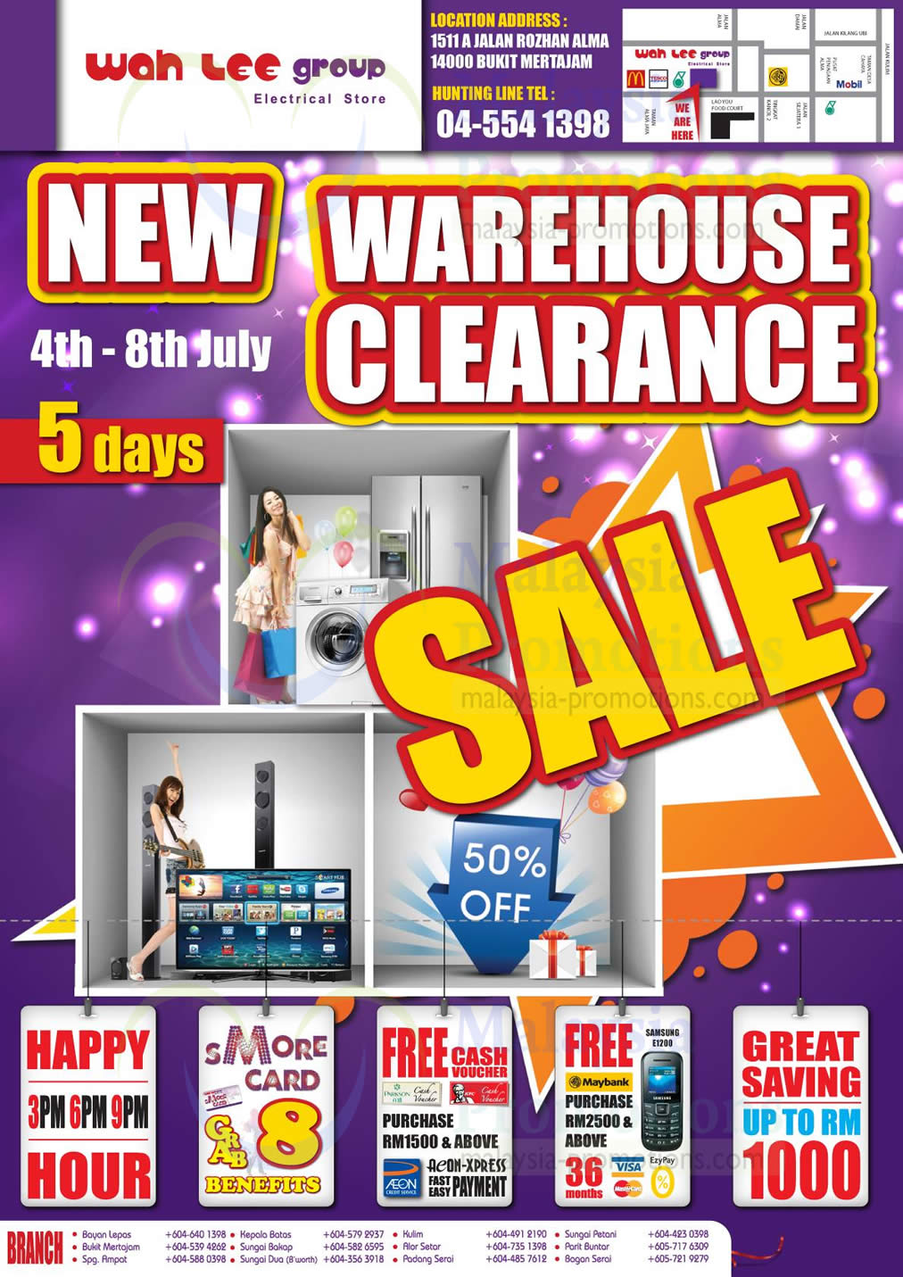 Wah Lee Warehouse Clearance SALE Up To 50% Off 4 – 8 Jul 2013