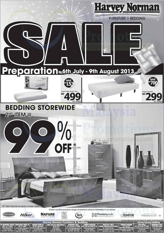 Bedding Storewide 2nd item at 99 Percent Off