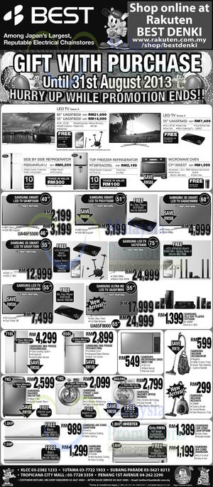 Featured image for Best Denki Samsung TV, Washer, Air Conditioner & Other Electronics Offers 24 Aug 2013