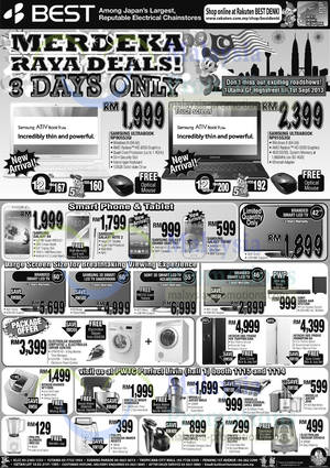 Featured image for (EXPIRED) Best Denki Merdeka Raya 3 Day Notebooks, TV & Electronics Deals 30 Aug – 1 Sep 2013