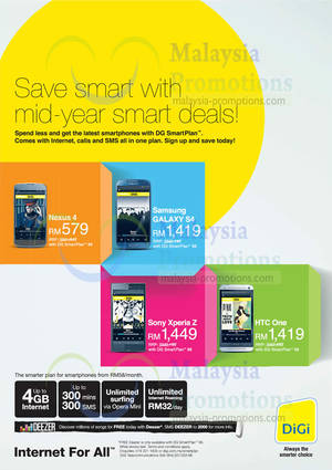 Featured image for DiGi Mid Year Smartphone Offers 1 Aug 2013