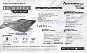 Featured image for Lenovo ThinkPad Notebooks Features & Price 28 Aug 2013