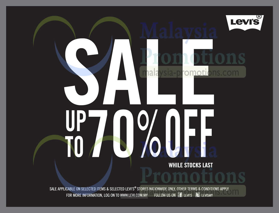 Featured image for Levi's SALE Up To 70% Off 30 Aug - 15 Sep 2013