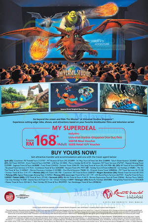 Featured image for (EXPIRED) Universal Studios From RM168 Adult Promo Offer 1 Aug – 30 Sep 2013