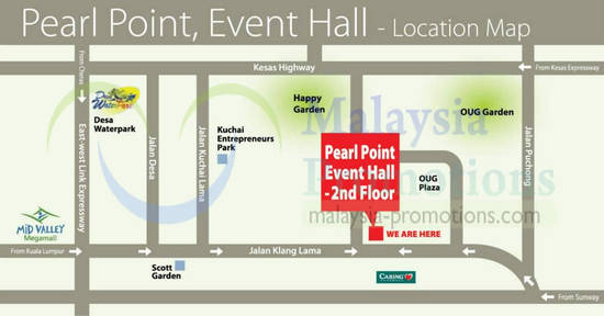 Caring Event Location Map