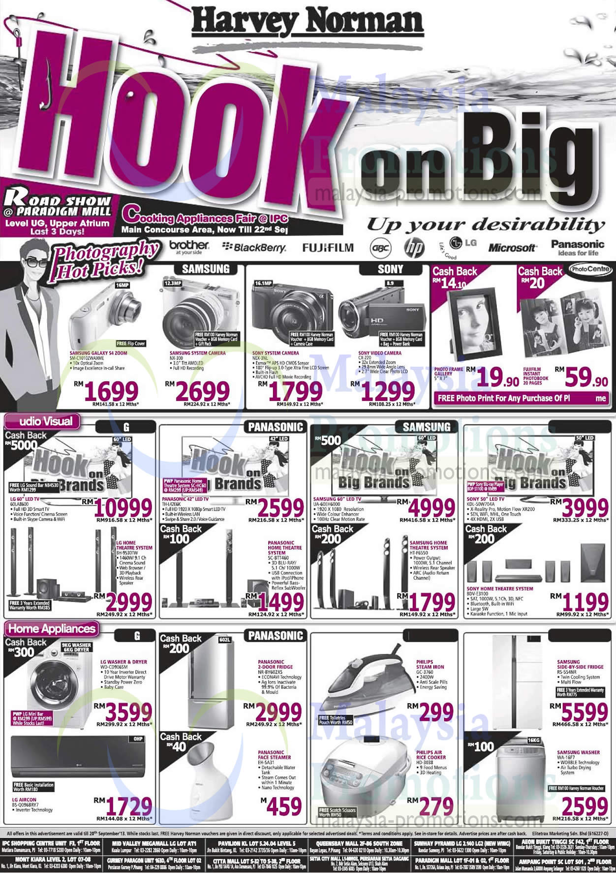 Featured image for Harvey Norman Digital Cameras, Furniture, Notebooks & Appliances Offers 14 - 20 Sep 2013