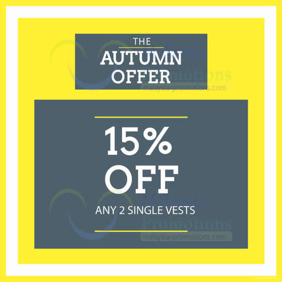 15 Percent Off Any 2 Single Vests