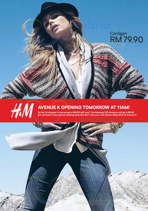 Featured image for (EXPIRED) H&M Opening Promotion @ Avenue K 31 Oct 2013