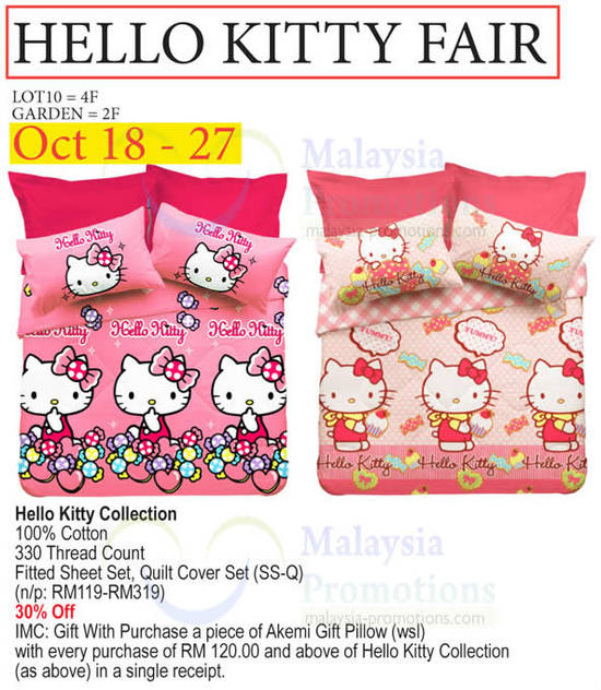 Isetan Hello Kitty 19 Oct 2013