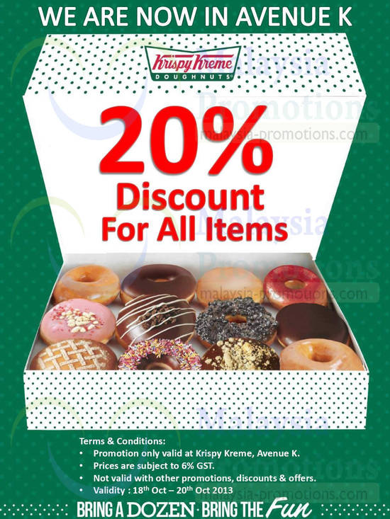 Krispy Kreme 18 Oct 2013