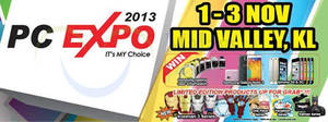 Featured image for (EXPIRED) PC Expo 2013 @ Mid Valley KL 1 – 3 Nov 2013