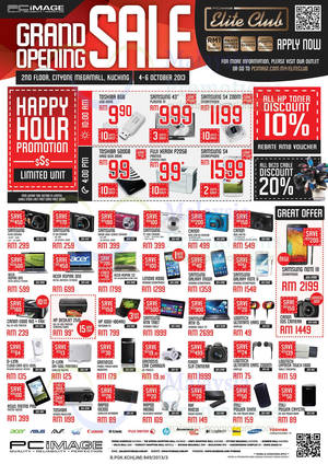 Featured image for (EXPIRED) PC Image Grand Opening SALE @ Cityone Megamall Kuching 4 – 6 Oct 2013
