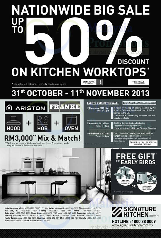 Signature Kitchen 30 Oct 2013