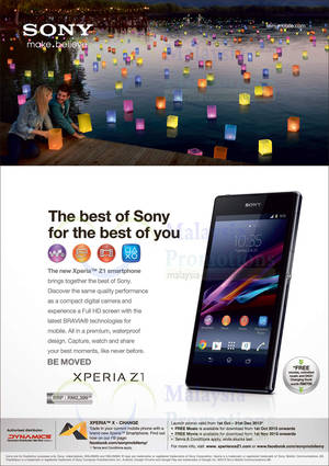 Featured image for Sony Xperia Z1 Smartphone Launch Promo 4 Oct 2013