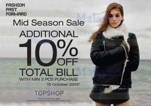 Featured image for (EXPIRED) Warehouse, Dorothy Perkins, Topshop, Topman, Miss Selfridge, Diva Mid Season SALE 15 Oct 2013