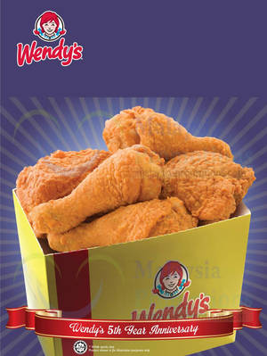 Featured image for (EXPIRED) Wendy’s RM8 For 5pcs Chicken Deal Promo 27 Oct 2013