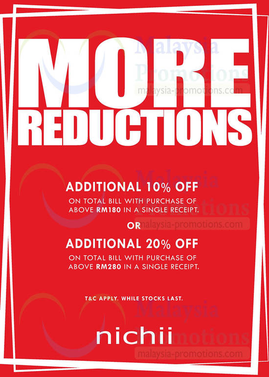 20 Dec Nichii Further Reductions