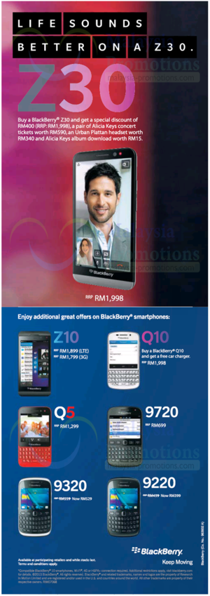 Featured image for Blackberry Smartphones Offers Price List 18 Nov 2013