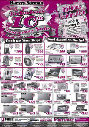 Featured image for (EXPIRED) Harvey Norman Digital Cameras, Furniture, Notebooks & Appliances Offers 23 – 29 Nov 2013
