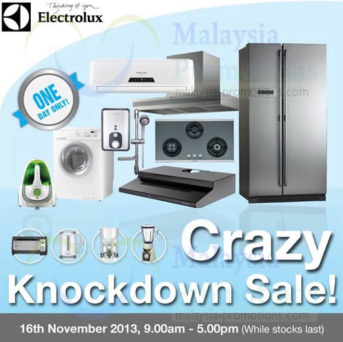 Electrolux Crazy Knockdown SALE @ Axis Plaza Shah Alam 16 