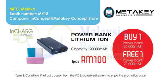 InConcept Metakey Incharg Power Bank 1 for 1