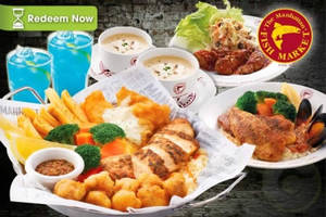 Featured image for (EXPIRED) Manhattan Fish Market 51% Off Scallop Fish Chicken, Fiery Cherry Snapper &  Fish Skewer Meal @ Klang Valley Selangor 3 Nov 2013