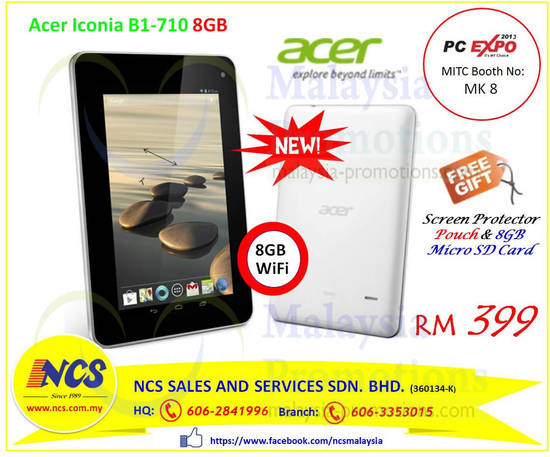 NCS Acer Iconia B1-710