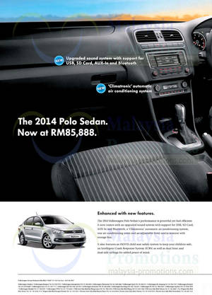 Featured image for Volkswagen Polo Sedan 2014 Features & Price 1 Nov 2013