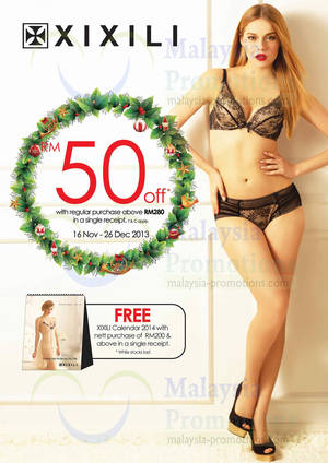 Featured image for (EXPIRED) XIXILI RM50 OFF With RM280 Spend Promo 16 Nov – 26 Dec 2013