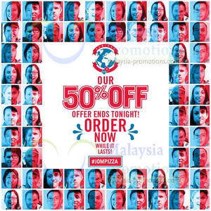 Featured image for (EXPIRED) Domino’s Pizza 50% OFF Promotion 5 – 8 Dec 2013