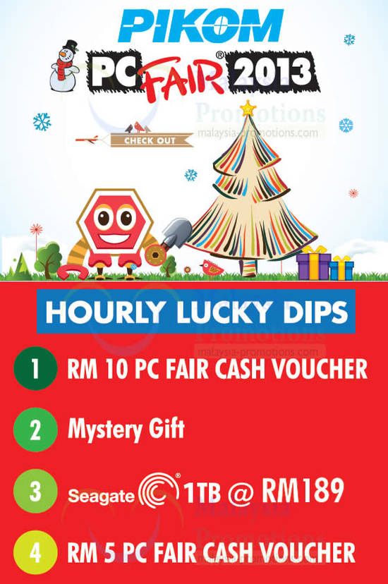 Hourly Lucky Dip Prizes