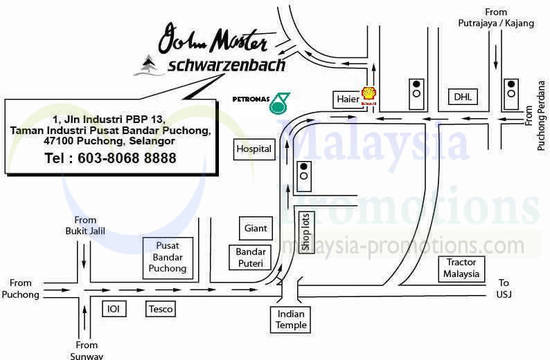 John Master Location Map