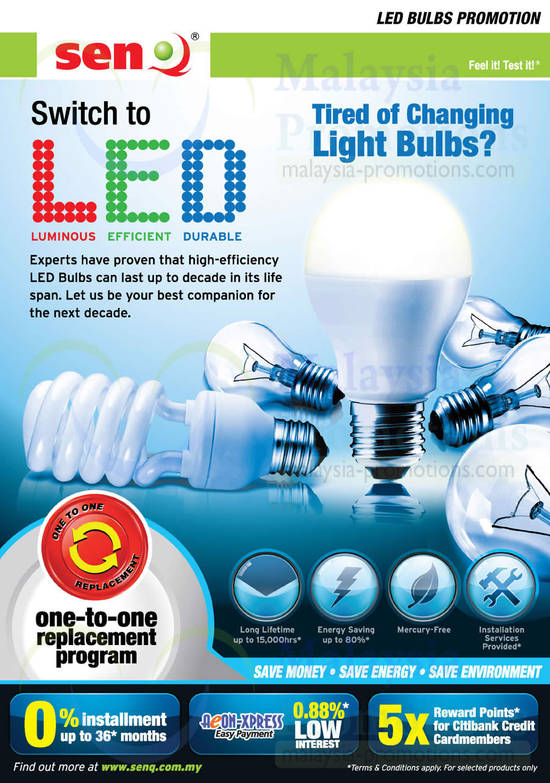 LED Bulb One to One Replacement Program