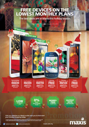 Featured image for (EXPIRED) Maxis Smartphones & Tablets Offers 27 Dec 2013 – 28 Feb 2014