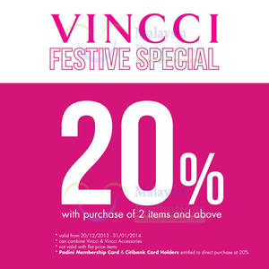 Featured image for (EXPIRED) Padini 20% OFF Festive Special 20 Dec 2013 – 31 Jan 2014