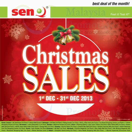 SenQ Christmas Sales